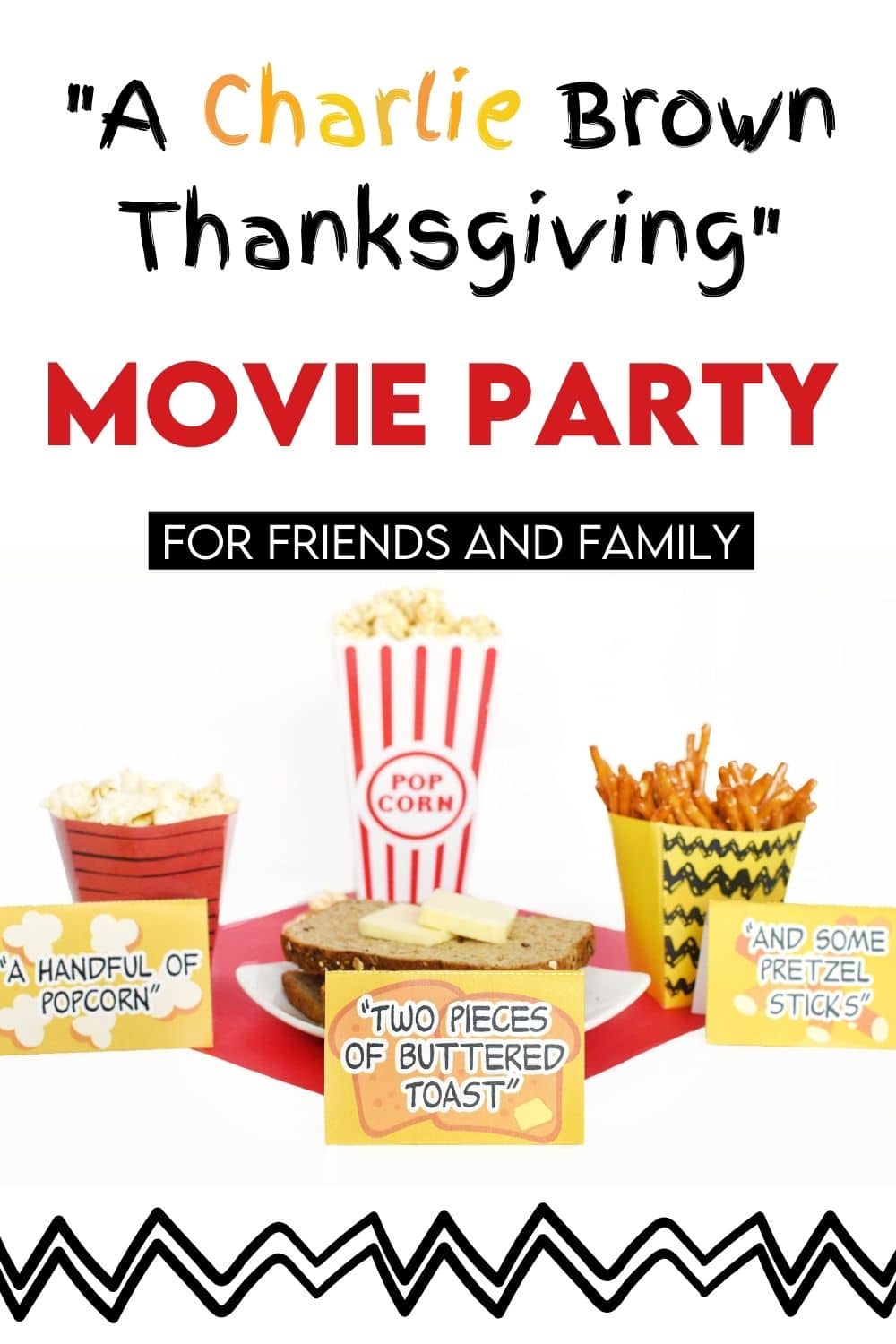  A Charlie Brown Thanksgiving  Party Printables - 98