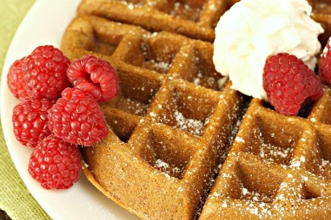 Need a good Christmas breakfast idea? Make fluffy snowflake and gingerbread  men waffles