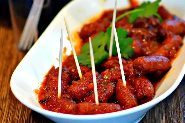 Does your family like spicy Christmas food? Try making cocktail wieners with smoky chipotle-orange sauce. | The Dating Divas