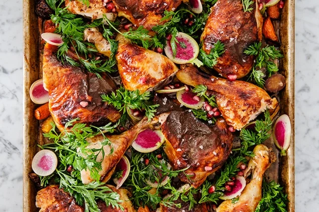 Need Christmas dinner ideas? Make pomegranate-sumac chicken! | The Dating Divas