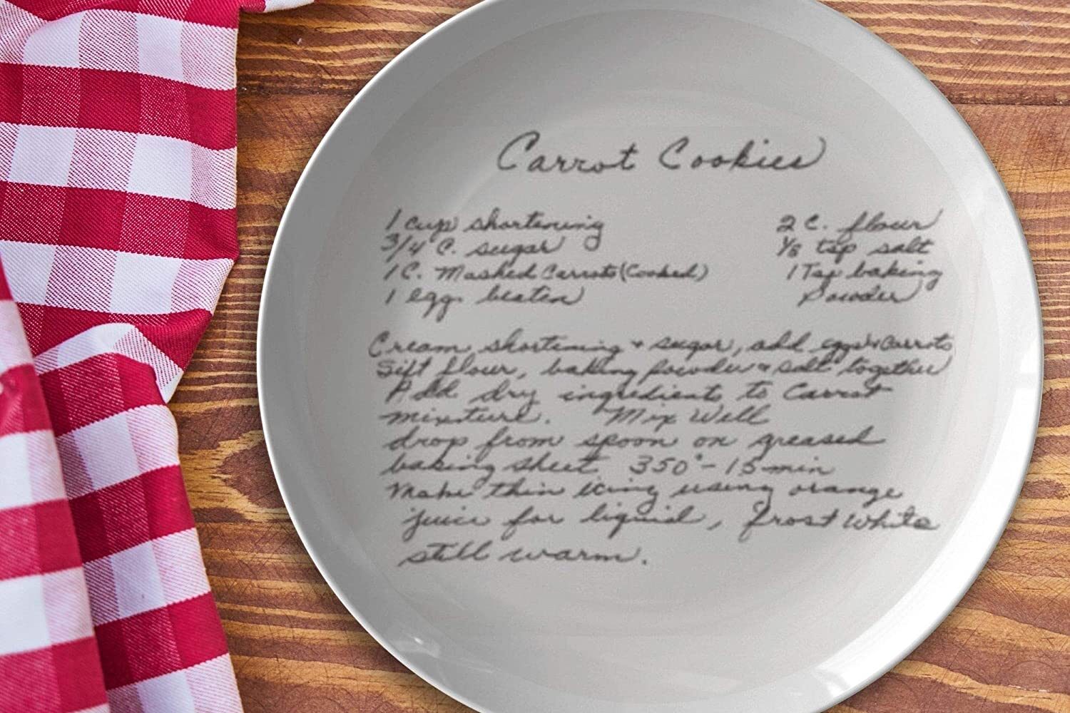 Family recipe transferred to a plate for Grandparent's Day. | The Dating Divas