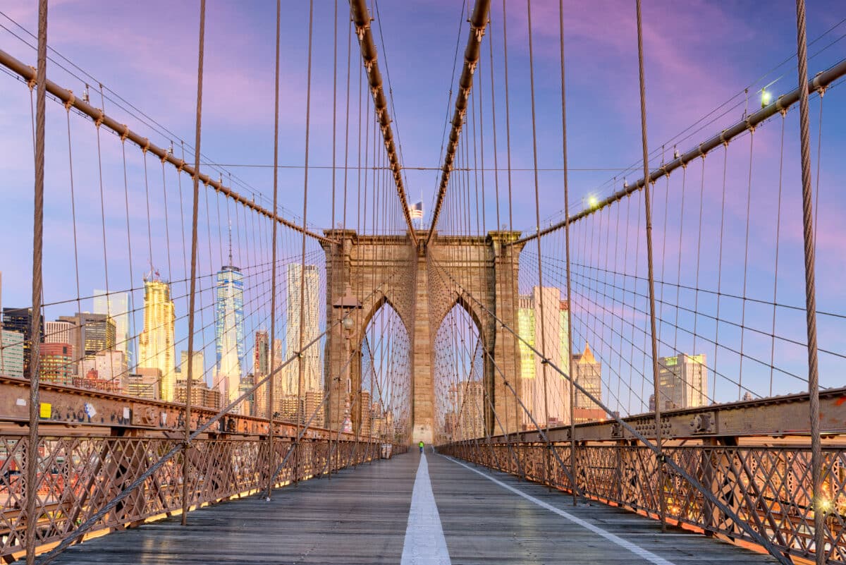 Visit the Brooklyn Bridge if you're searching for fun things to do in New York City. | The Dating Divas