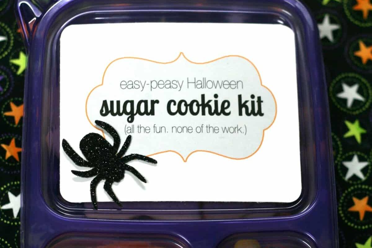 A sugar cookie kit for Halloween gifts for kids | The Dating Divas