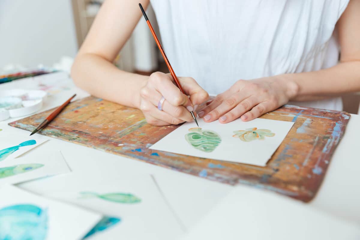 Self-care activities like painting help fulfill your creative needs. | The Dating Divas