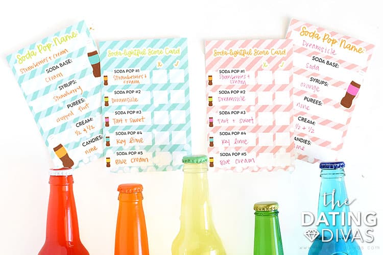 Drink soda pop and play a fun guessing game for date night! | The Dating Divas