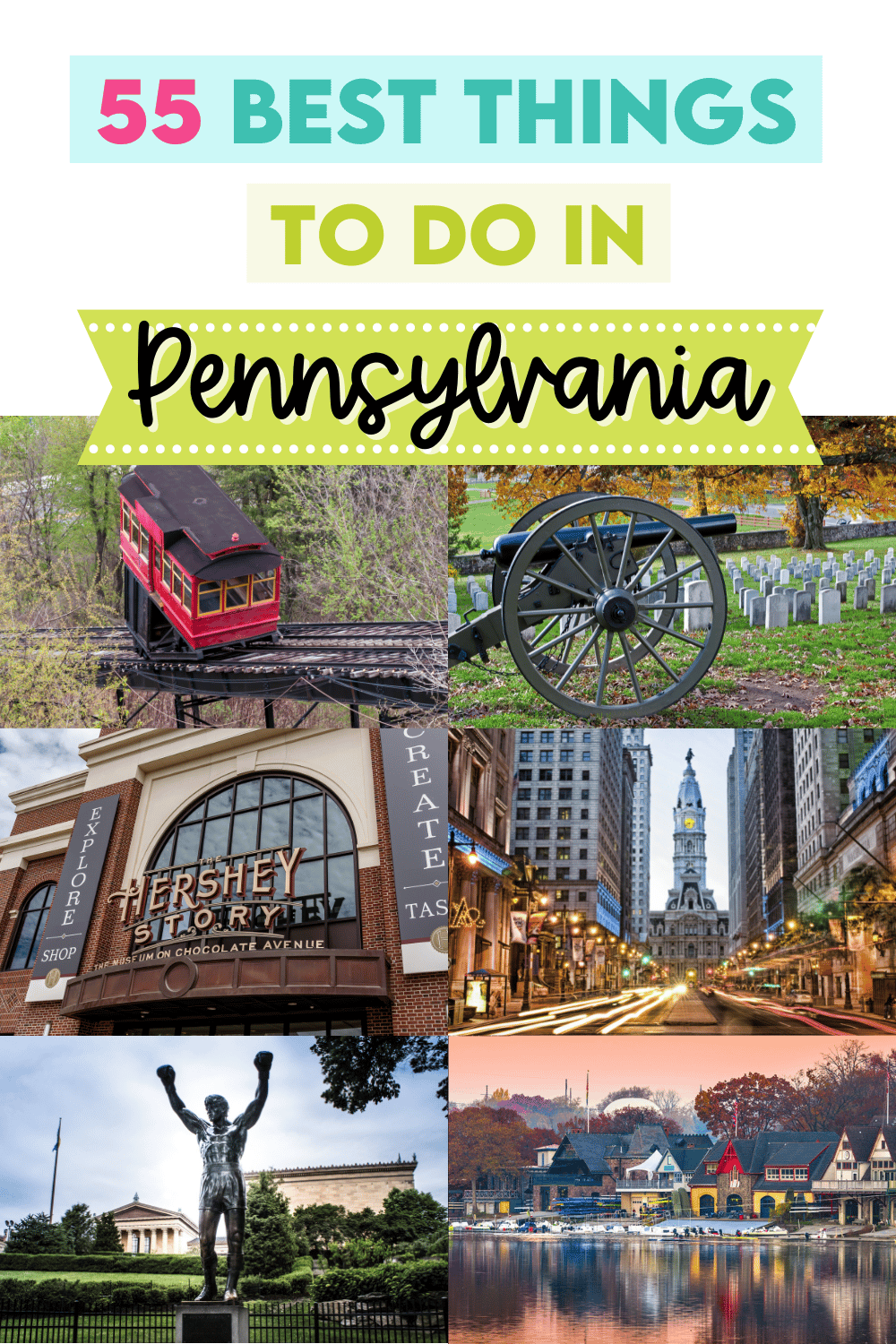 Check out our huge list of 55 best things to do in Pennsylvania! | The Dating Divas