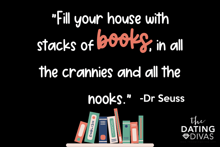 If you love books, you will love these Dr. Seuss quotes about reading. | The Dating Divas