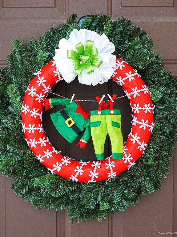 Sweetheart Red Ribbon Wreath Kit