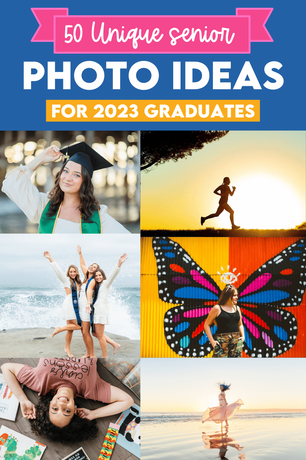 This list has everything you need for senior portrait inspiration for 2023 graduates. | The Dating Divas