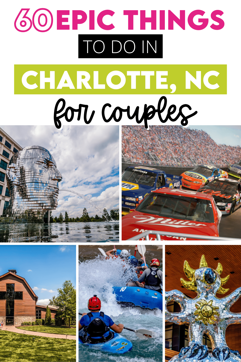 Check out this list of 60 things to do in Charlotte, NC! | The Dating Divas