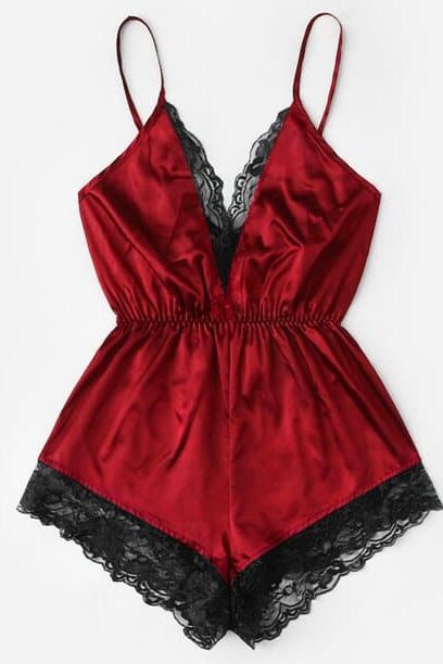 Red lingerie bodysuit that is affordable for Valentine's Day. | The Dating Divas