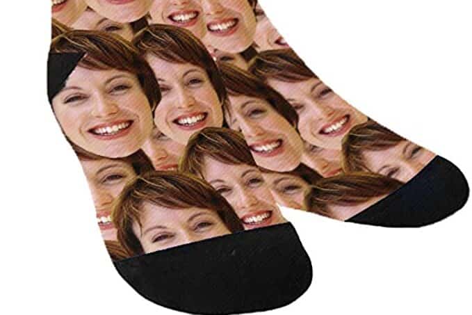 Personalized socks are great Valentine's Day gifts for men. | The Dating Divas