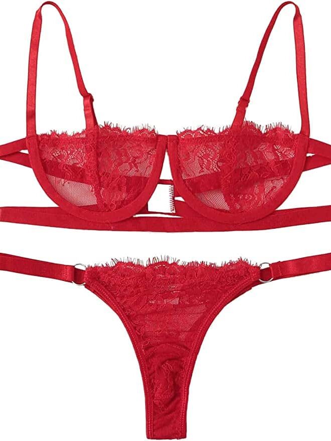 Sexy red lingerie for Valentine's Day. | The Dating Divas