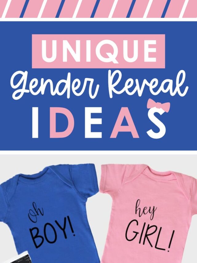 Unique Gender Reveal Ideas