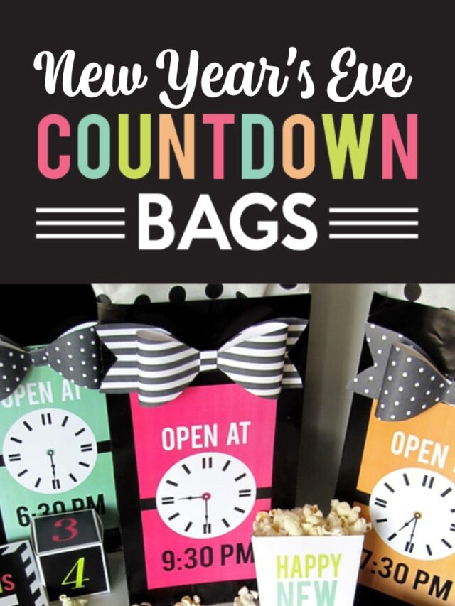 New Year’s Eve Countdown Bags