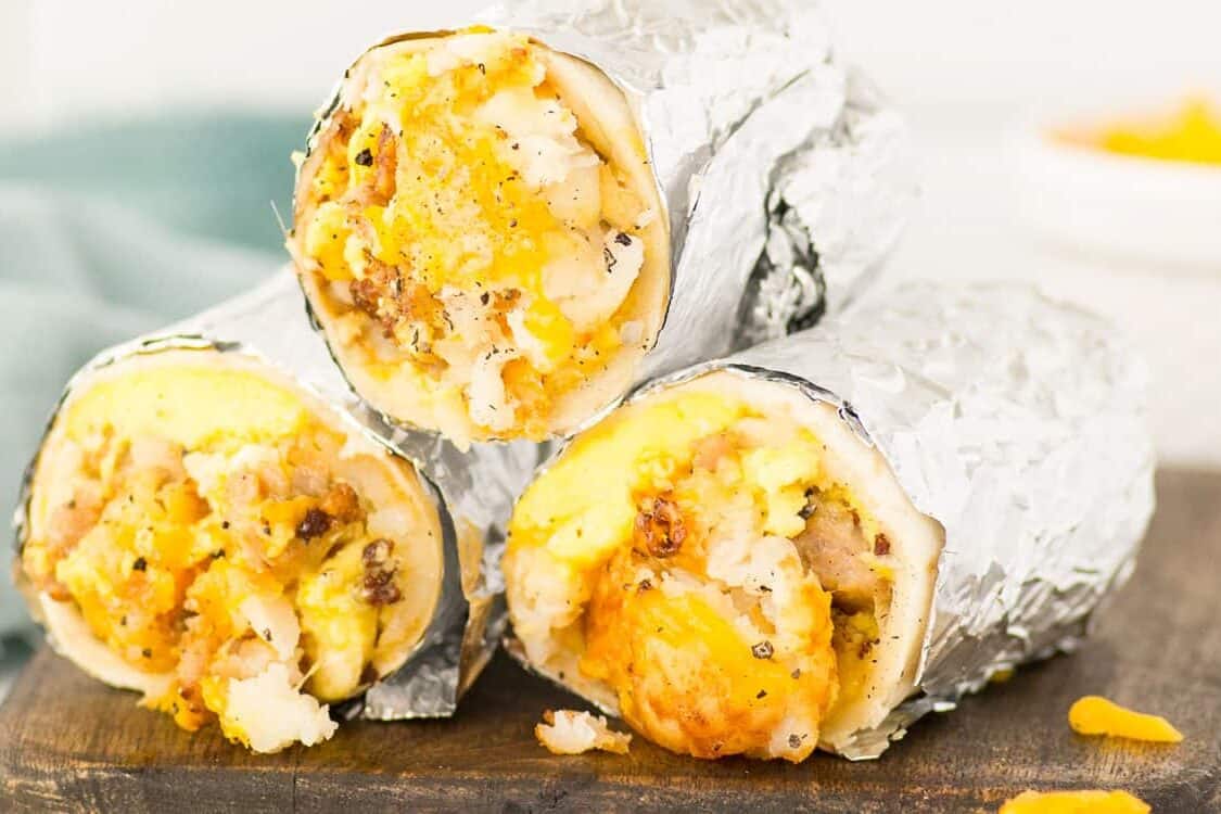 Need easy, make-ahead camping meals? Try these breakfast burritos! They are freezer-friendly too! | The Dating Divas