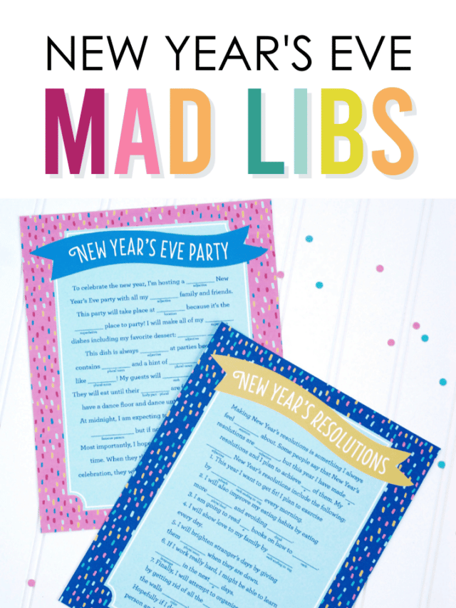 New Year’s Eve Mad Libs