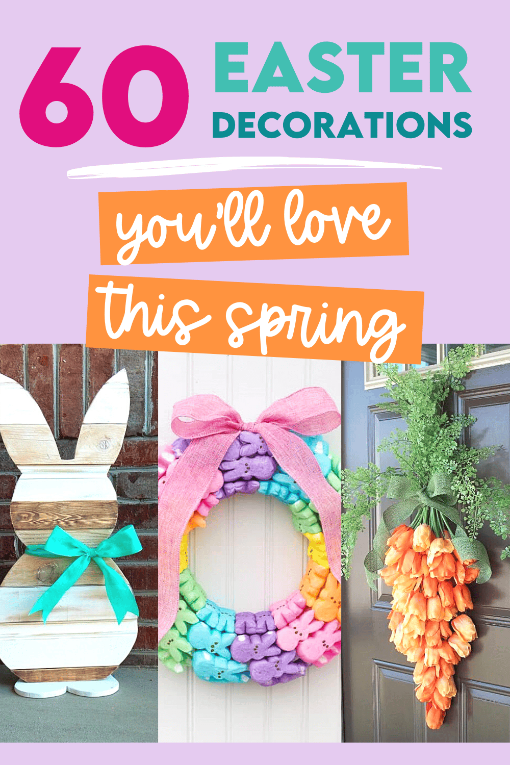 Check out this huge list of 60 Easter decorations! | The Dating Divas
