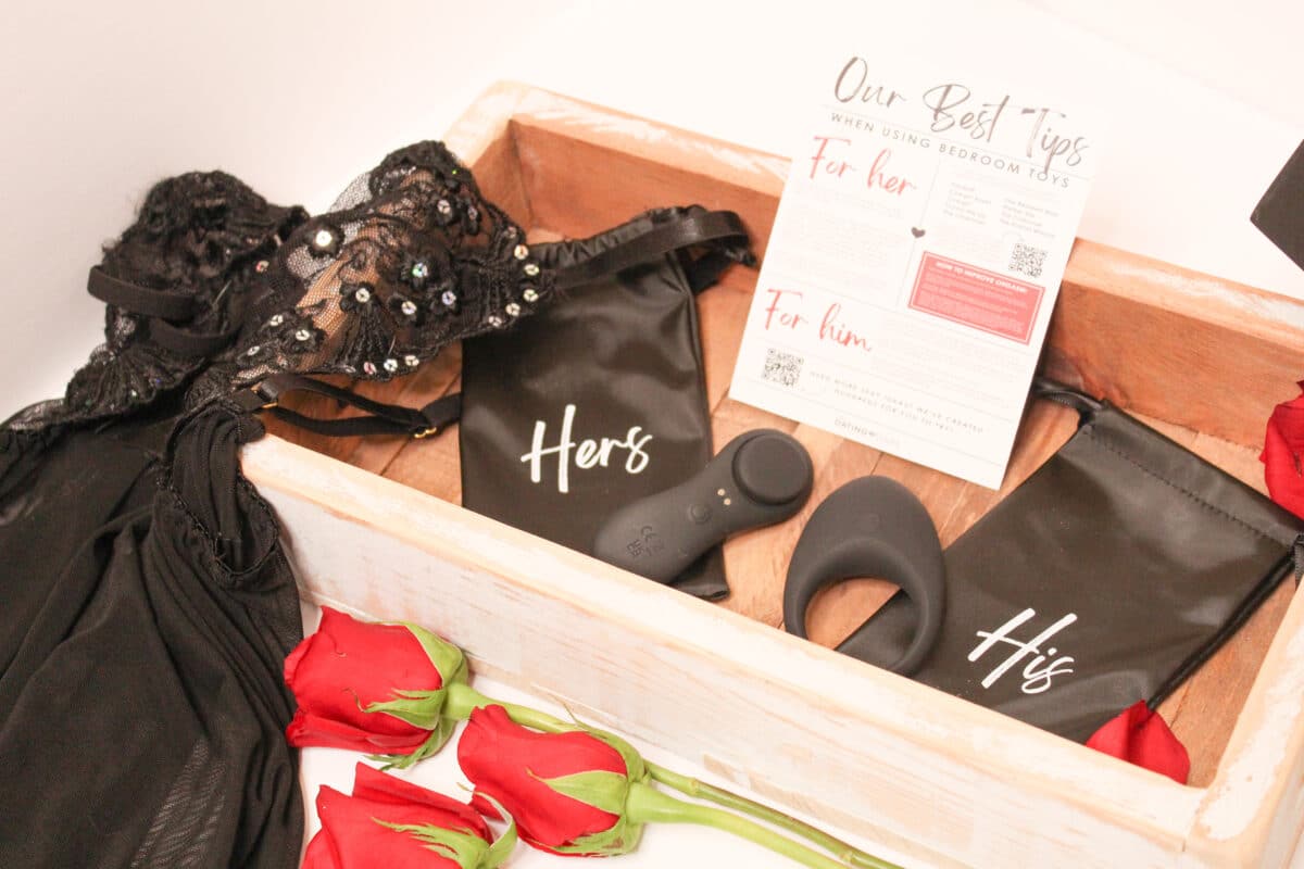 The best couples vibrator with His and Hers storage bags | The Dating Divas