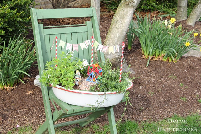 Try making this unique circus fairy garden. | The Dating Divas