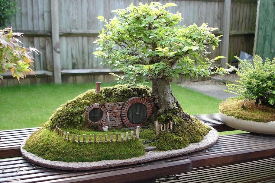 Make a themed fairy garden based on your favorite movie, like The Hobbit! | The Dating Divas