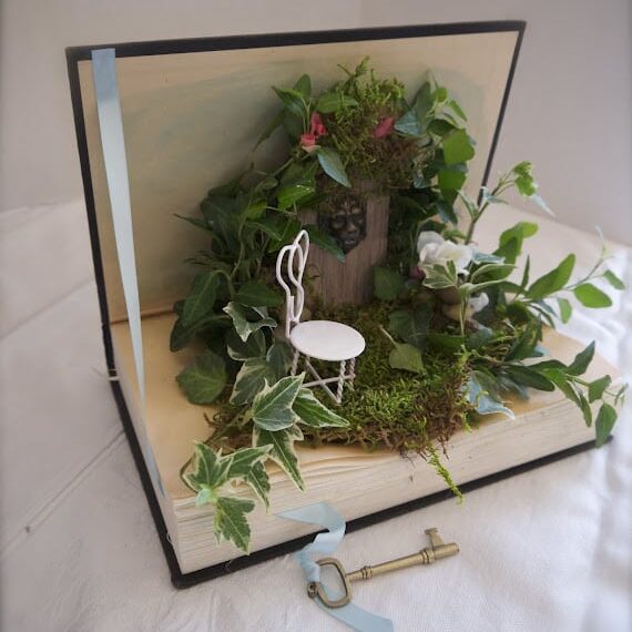 This fairy garden in The Secret Garden book is so unique! | The Dating Divas