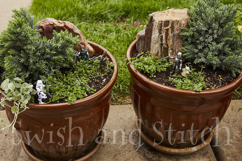 Try making this Star Wars-themed fairy garden! | The Dating Divas