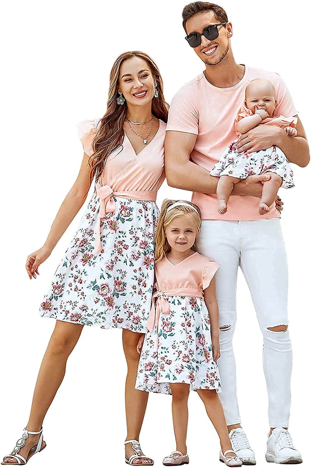 Matching Easter outfits women, men, and children will love. | The Dating Divas