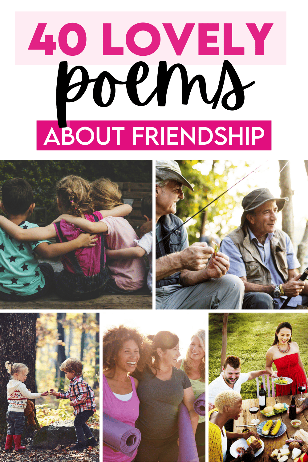 Take a look at this big list of 40 poems about friendship. | The Dating Divas