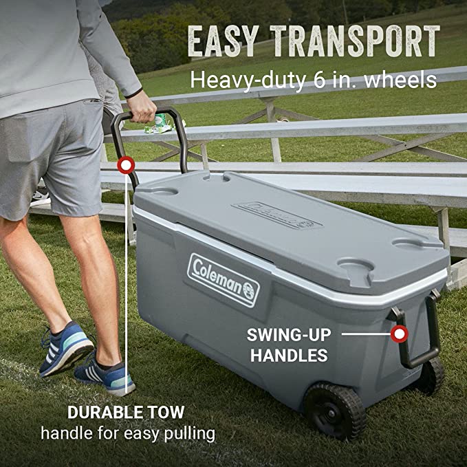 This Coleman Wheeled Cooler makes a great Father's Day gift for dads! | The Dating Divas 