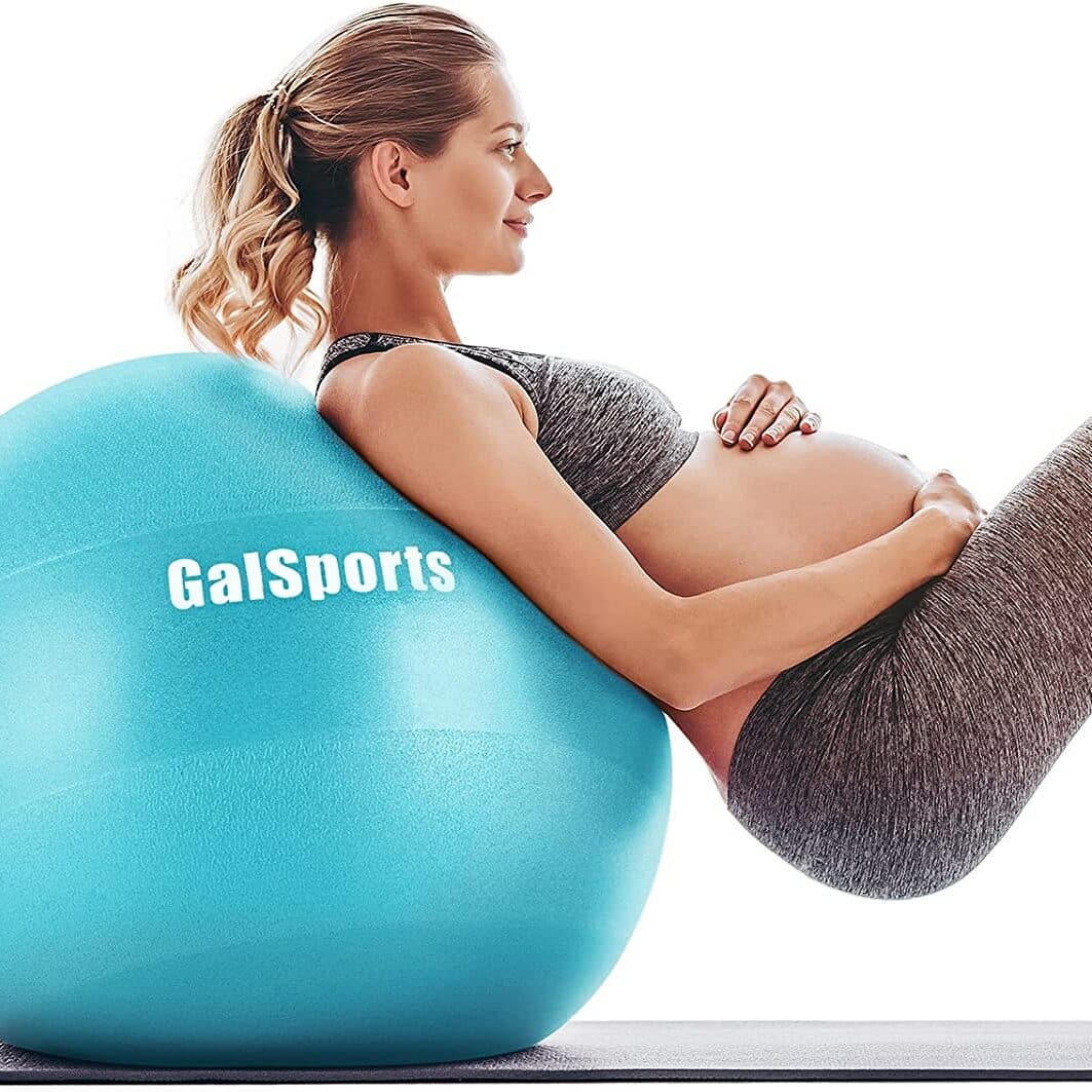 Want a unique gift for your pregnant friend? She will love a yoga ball. | The Dating Divas