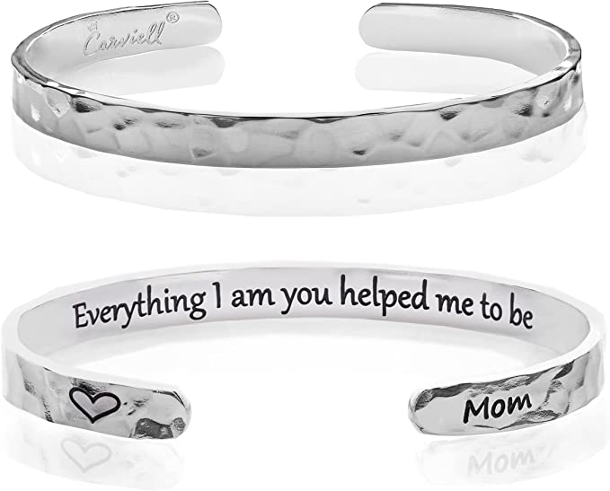 Mother's Day gift ideas should always include "Everything I am you helped me to be" bracelets. | The Dating Divas