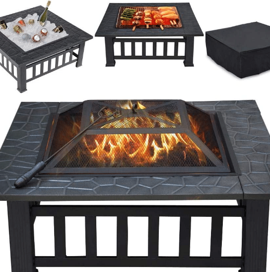 This fire pit is a great Father's Day gift idea for dads! | The Dating Divas