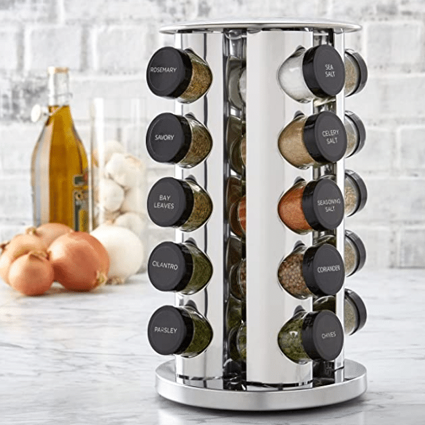 We have tons of wedding gifts for a new couple's kitchen, including this high-quality spice rack! | The Dating Divas 