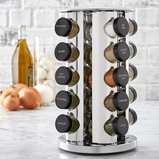 We have tons of wedding gifts for a new couple's kitchen, including this high-quality spice rack! | The Dating Divas