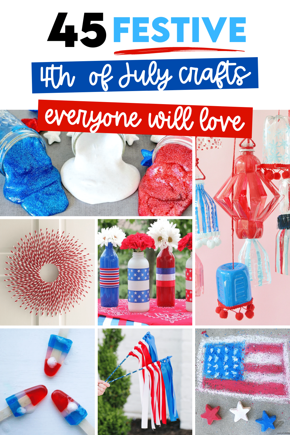 DIY 4TH OF JULY TISSUE PAPER GARLAND