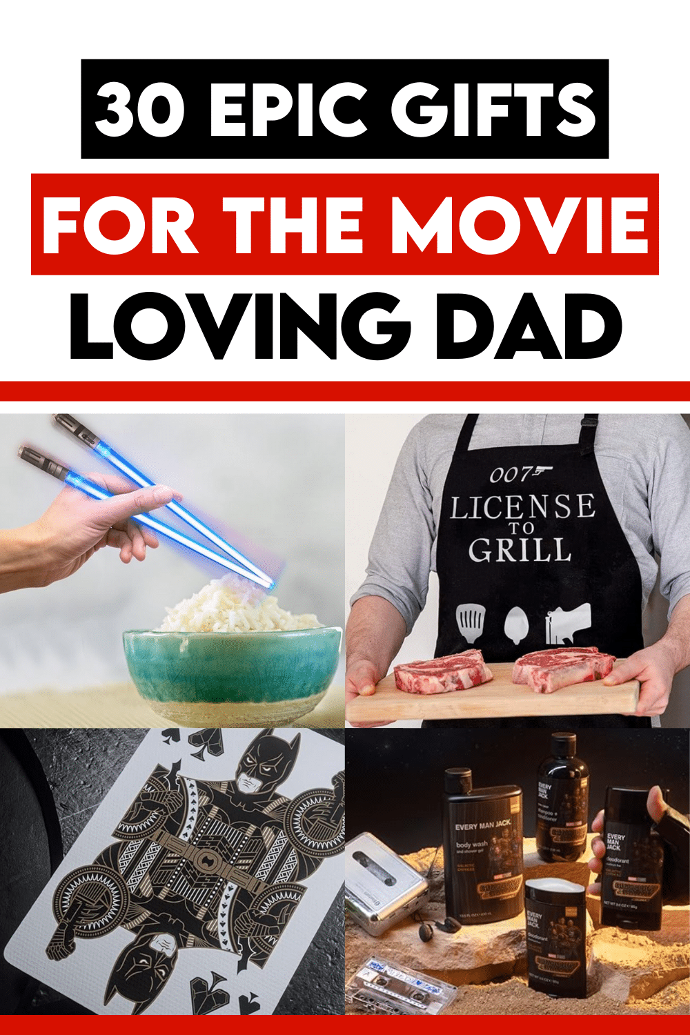You'll love this list of 30 movie-inspired gifts for Dad! | The Dating Divas