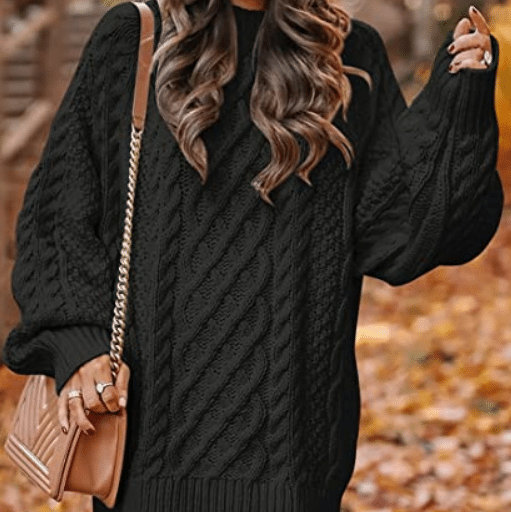 Cable knit pullovers are a great statement piece for your fall fits! | The Dating Divas 