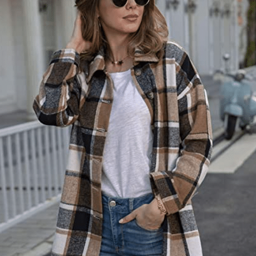 Your wardrobe for fall clothes needs at least one cute plaid shirt! | The Dating Divas 