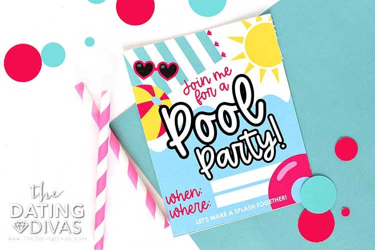 Use this pool party invitation to make a splash! | The Dating Divas