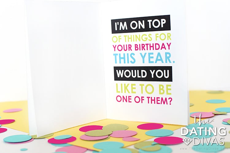 You're going to love our free printable cards that you can use to wish your spouse a sexy happy birthday! | The Dating Divas 