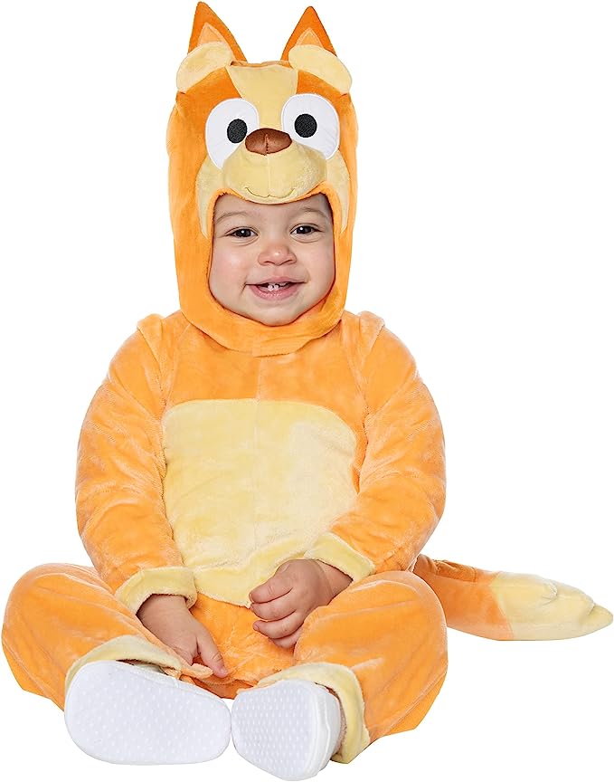 Bingo from Bluey themed baby Halloween costumes. | The Dating Divas