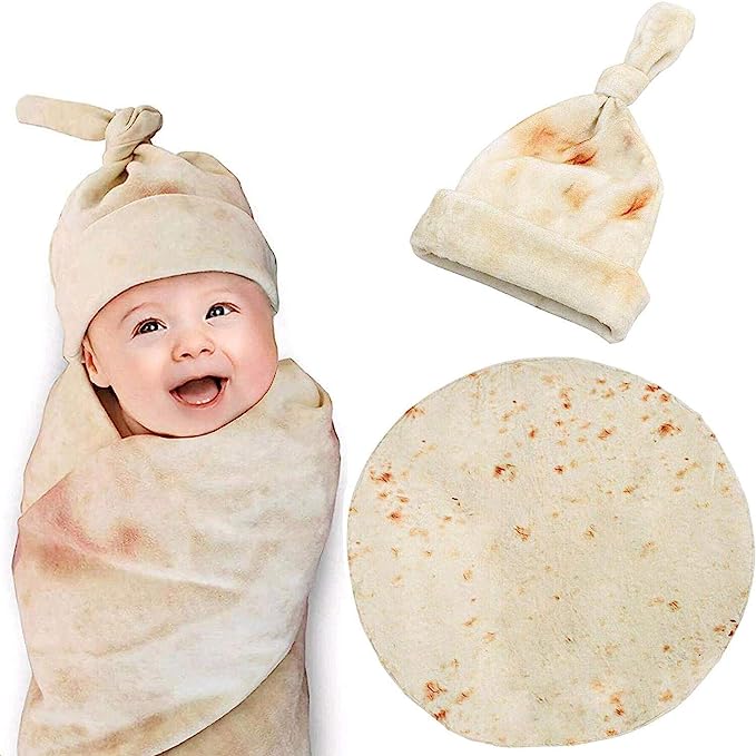 Swaddle your baby like a burrito with this baby costume. | The Dating Divas