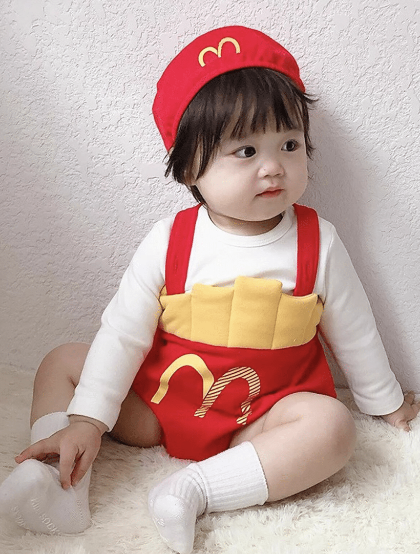 Put these fries-themed baby Halloween costumes on your list this year. | The Dating Divas
