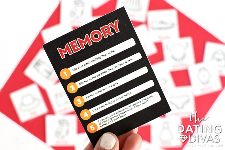 Memory is a classic game that now has an option for some strip card games. | The Dating Divas