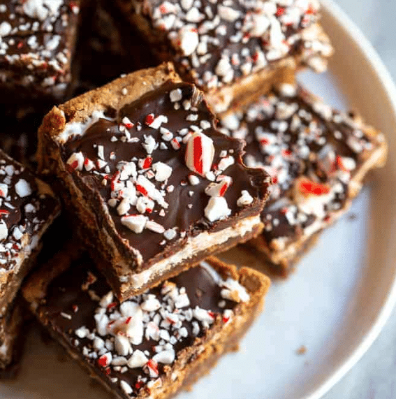 Peppermint brownies are guaranteed to be one of the many crowd-pleasing Christmas desserts! | The Dating Divas 