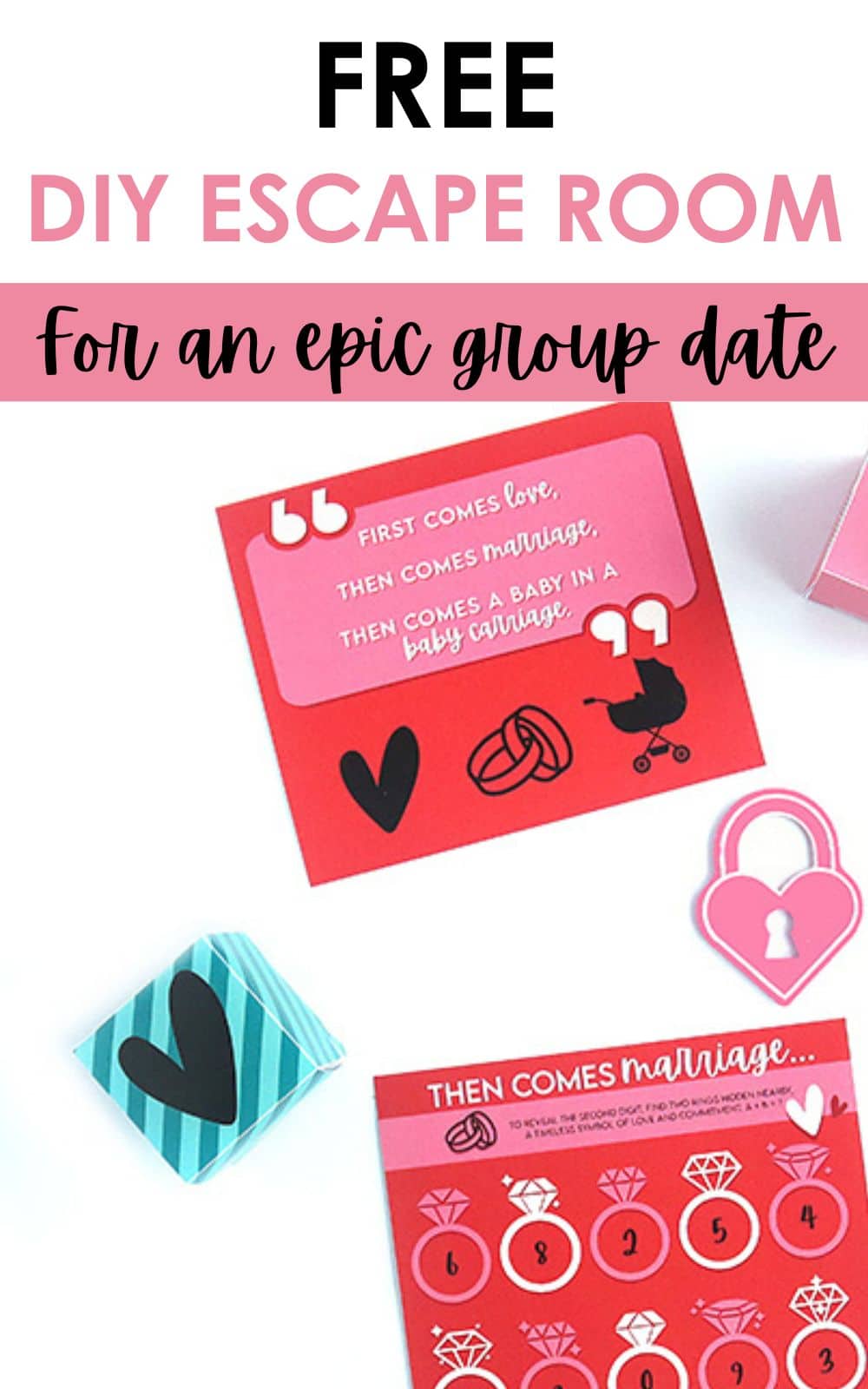 Enjoy an epic night of solving puzzles and finding the "key to my heart" with this epic DIY escape room. | The Dating Divas