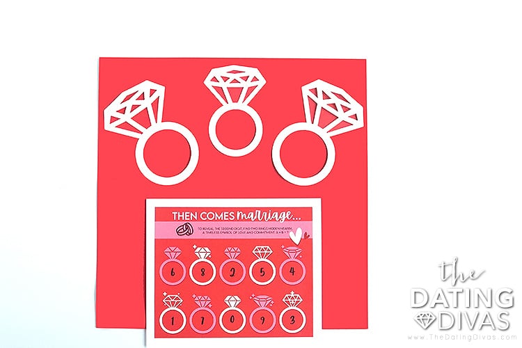 Puzzle for a DIY escape room all about "then comes marriage." | The Dating Divas