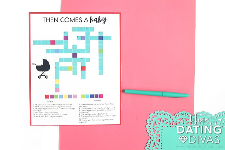 Intricate crossword puzzle for a DIY escape room. | The Dating Divas