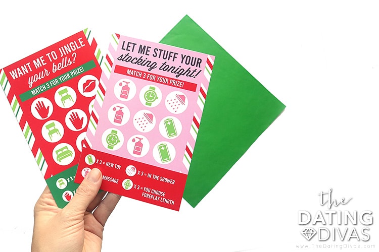 Stocking stuffer: Christmas scratch games for couples. | The Dating Divas